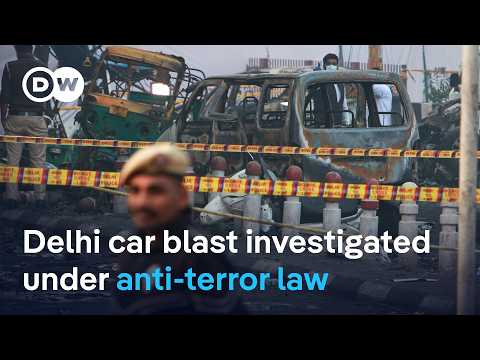 Anti-terrorism investigations after car blast that killed at least 8 in Delhi tourist area | DW News