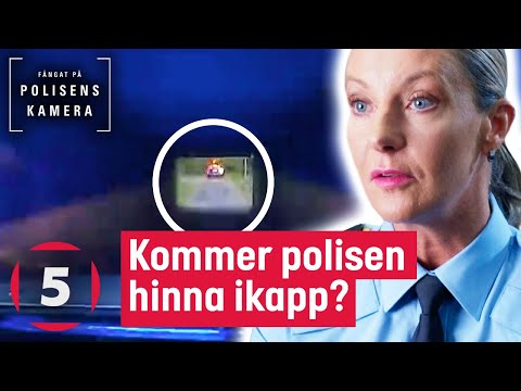 Är detta Sveriges snabbaste biljakt?! | Fångat på polisens kamera | Kanal 5 Sverige