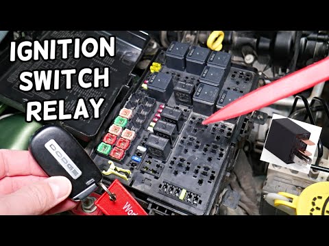 DODGE CHARGER IGNITION SWITCH RELAY LOCATION REPLACEMENT, NOT STARTING