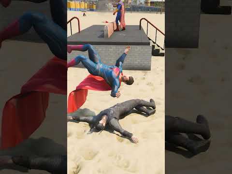 SUPER HEROES - TEAM BATTLE #shorts