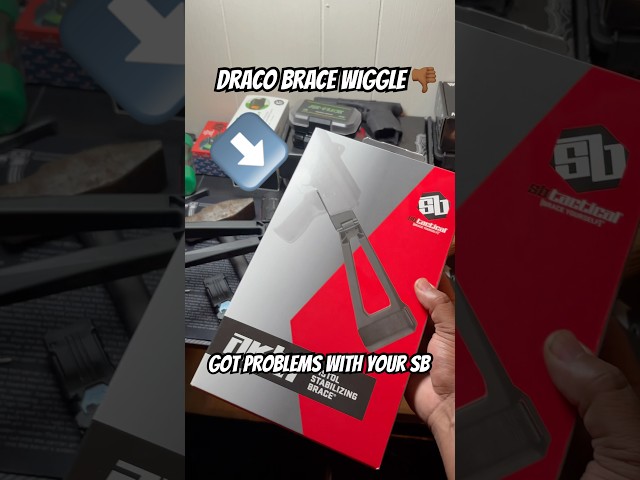 Micro Draco Brace Wiggle👎🏾🤬 #thegunguy #viral #draco #Gun #Rifle