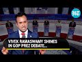 Republican Presidential Debate:  Indian-American entrepreneur Vivek Ramaswamy Steals The Show