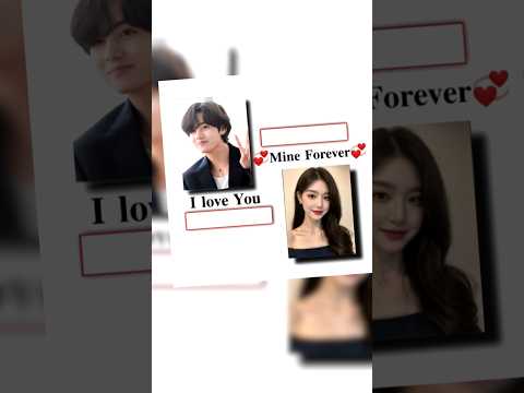 Love Couple Photo Frame | Mine Forever ❤️ I Love You Template
