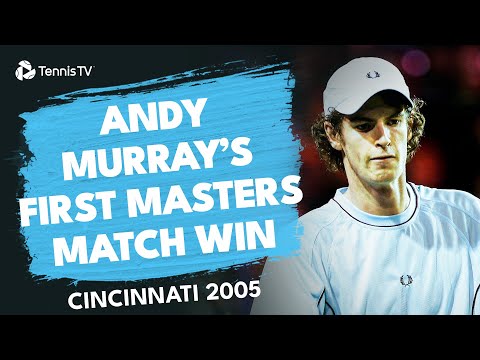 Andy Murray's First Match Win At A Masters 1000 | Cincinnati 2005