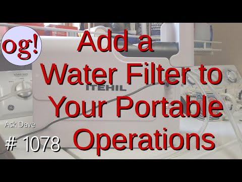 Add a Water Filter to Your Portable Operations (#1078)