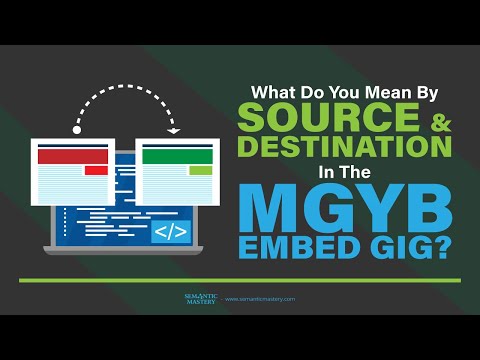 What Do You Mean By Source And Destination In The MGYB Embed Gig?