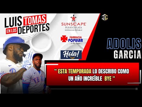 ADOLIS GARCÍA “ ESTA TEMPORADA LO DESCRIBO COMO UN AÑO INCREÍBLE “ BYE @latinosenpelota9355