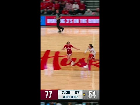 Natalie Potts Finishes The Tough Bucket And-1 Vs. Indiana | Nebraska ...