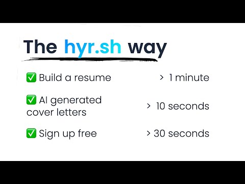 Hyr.sh | Job Hunting, Made Easy