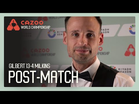 Gilbert REACTS to Convincing L16 Victory over Milkins 👊 | Cazoo
World Championship