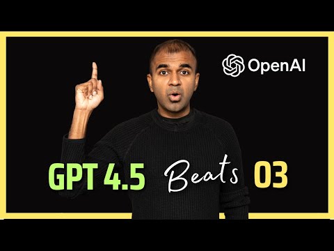 OpenAI's GPT 4.5 becomes the BEST Non Reasoning AI Model!