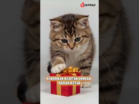 hadiah kado untuk kucing lucu #kucinggemoy #kucinglucu #kucing #viral #youtubeshorts