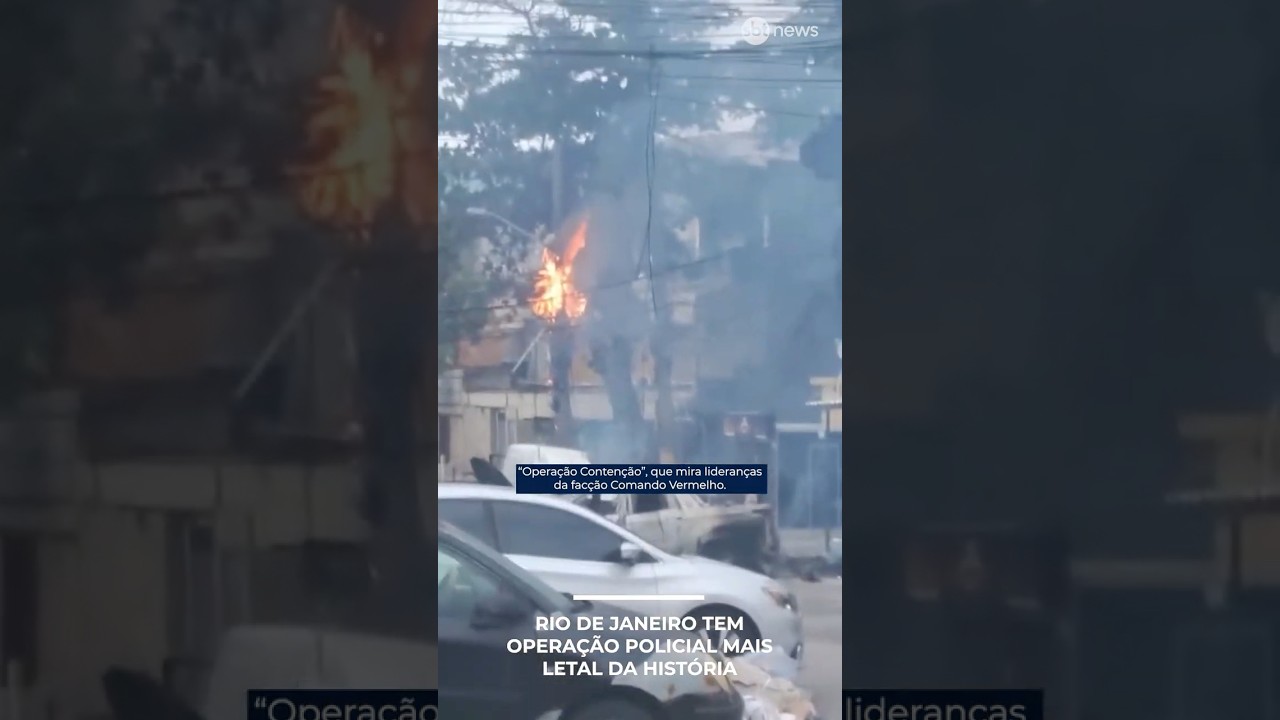 Rio de Janeiro tem operação policial mais letal da história  TV Online Rio de Janeiro tem operação policial mais letal da história