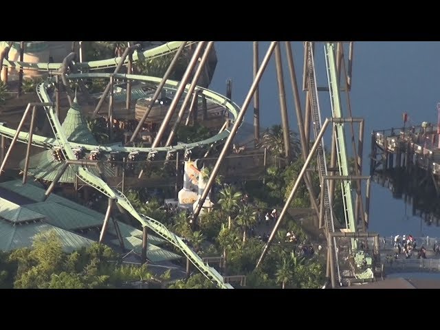 Rollercoaster At Usj Stuck Midair