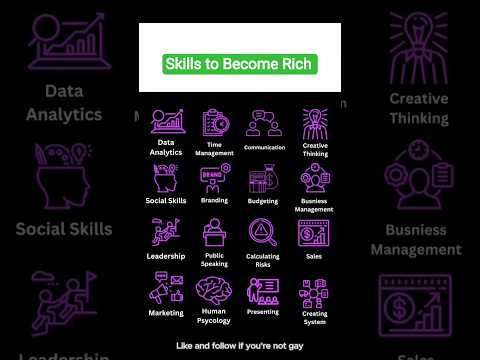 Skills to Become Rich #skills #motivation