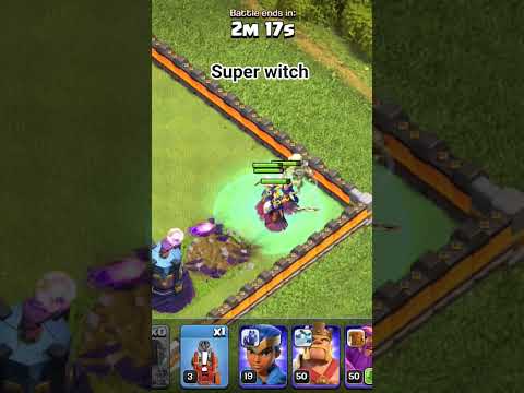 #coc #gaming #super witch V/S wizard Tower #subscribe #best #gameplay #shorts #viral #trend