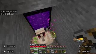 マイクラ ネザー村 闇魔改造編 前編（ノーカット版1）【 #Minecraft #Vtuber #バ美肉 氷雪あいね 】
