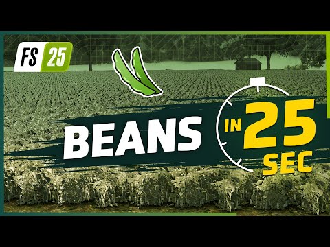 🚜 Green Beans in 25 Seconds | Farming Simulator 25