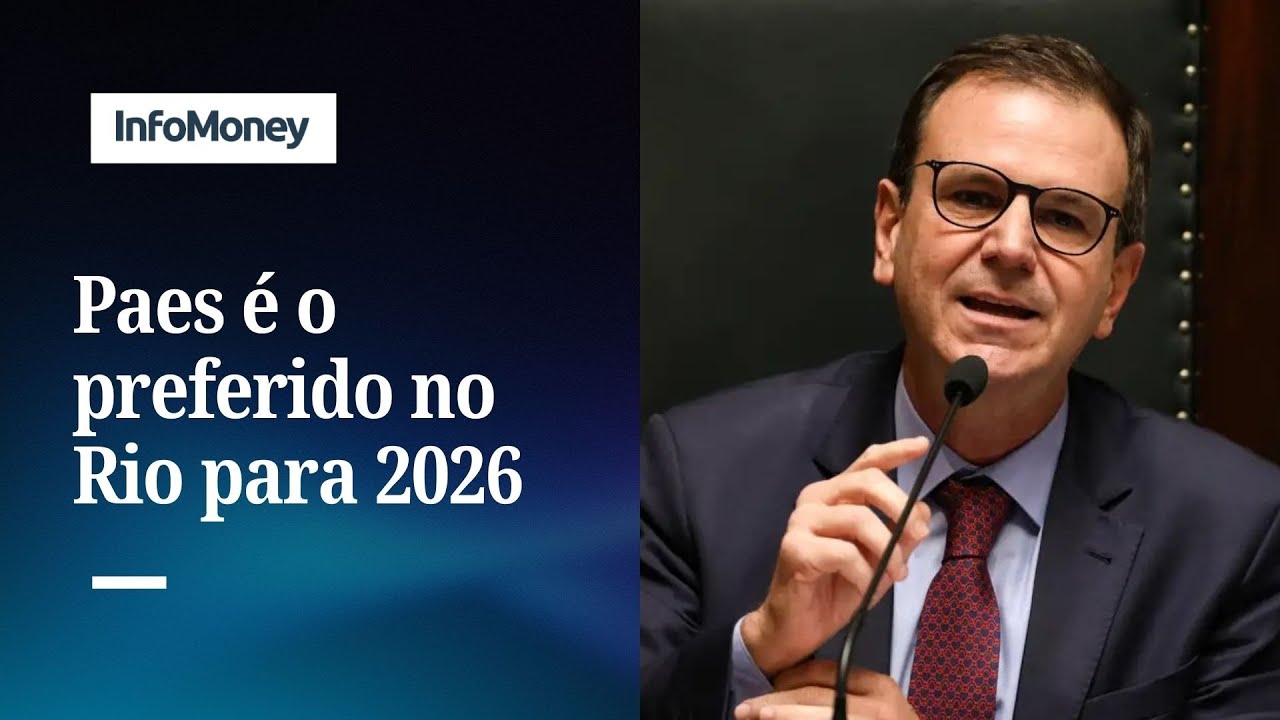 Eduardo Paes lidera disputa pelo governo do Rio com 35 | InfoMoney News