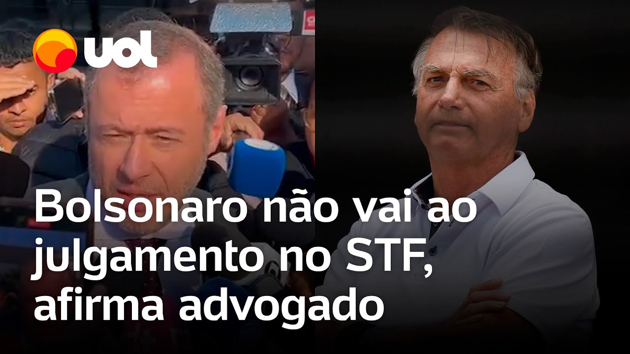 Bolsonaro não vai ao julgamento no STF Está com a saúde debilitada diz advogado