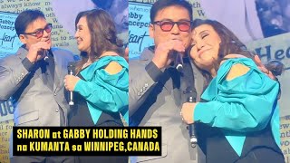 LATEST! Sharon Cuneta at Gabby Conception HOLDING HANDS na KUMANTA sa WINNIPEG CANADA