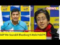 AAP Min Saurabh Bhardwaj & Atishi  Hold PC |  After CM Kejriwals Arrest