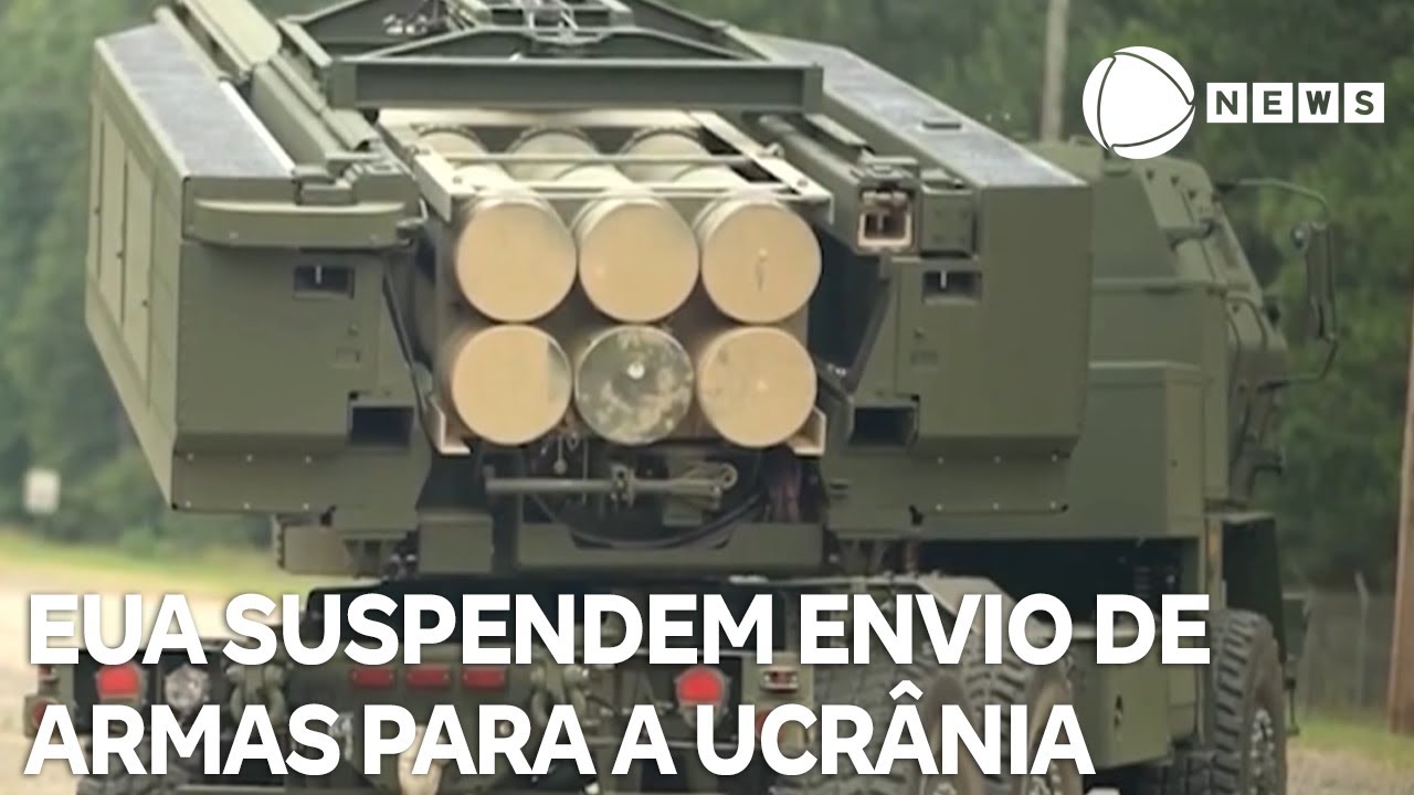 Governo dos Estados Unidos suspende envio de algumas armas à Ucrânia