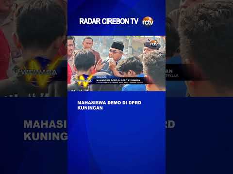 Mahasiswa Demo di DPRD Kuningan