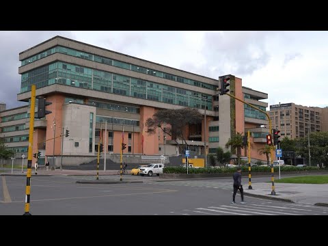 Images of court where lawyers for Colombia ex-president Uribe filed protection claim | AFP