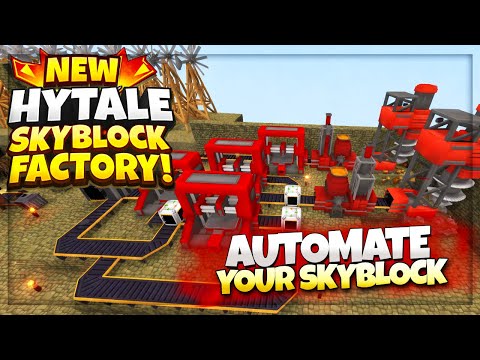 This NEW Hytale Skyblock Lets You Build FACTORIES?! 🤯