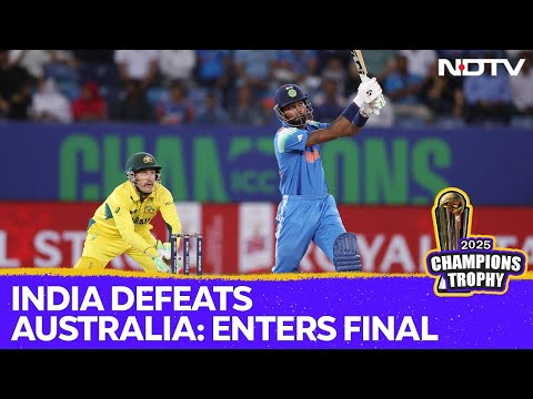 India vs Australia Semi Final LIVE | Champions Trophy 2025 | Hardik Pandya | Kohli