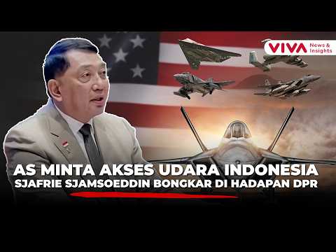 Menhan Sjafrie Bongkar Fakta Terkait AS Minta Akses Langit Indonesia