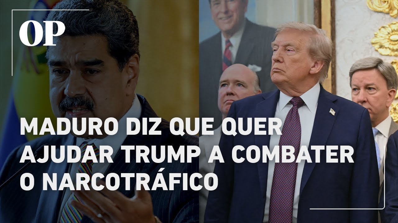 Maduro afirma que quer ajudar Trump a acabar com o narcotráfico na América Latina