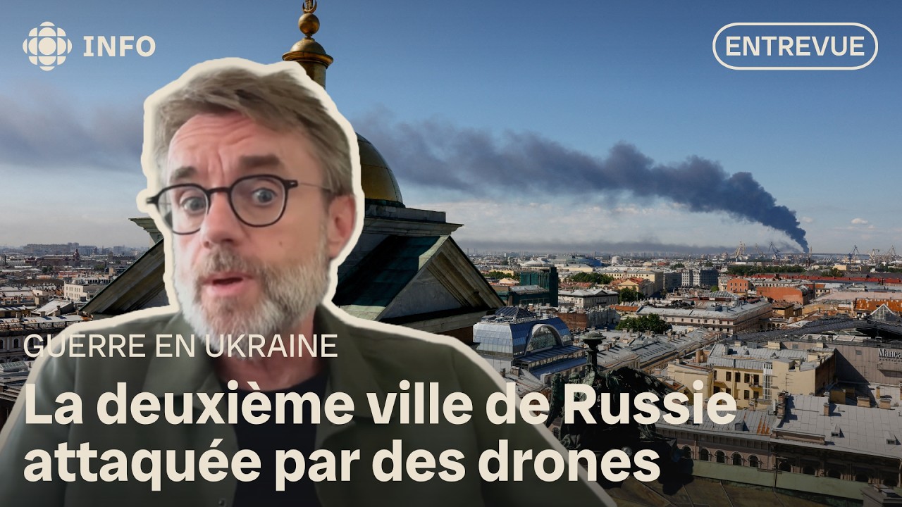 Saint-Pétersbourg visé par des drones : comment réagissent les Russes? | Première ligne