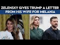 Trump Zelensky Meet | Zelensky Gives Trump A Letter From His Wife for Melania: Its Not For You