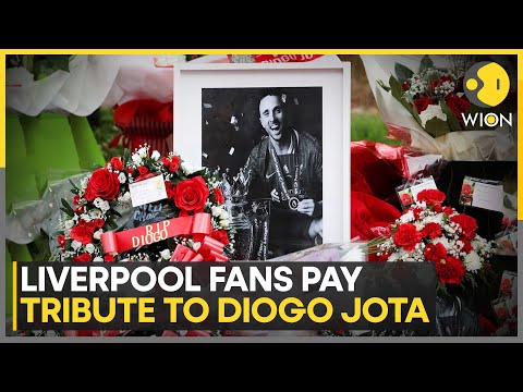 Liverpool Fans Pay Tribute to Diogo Jota For Fourth Day Outside Anfield | WION Sports