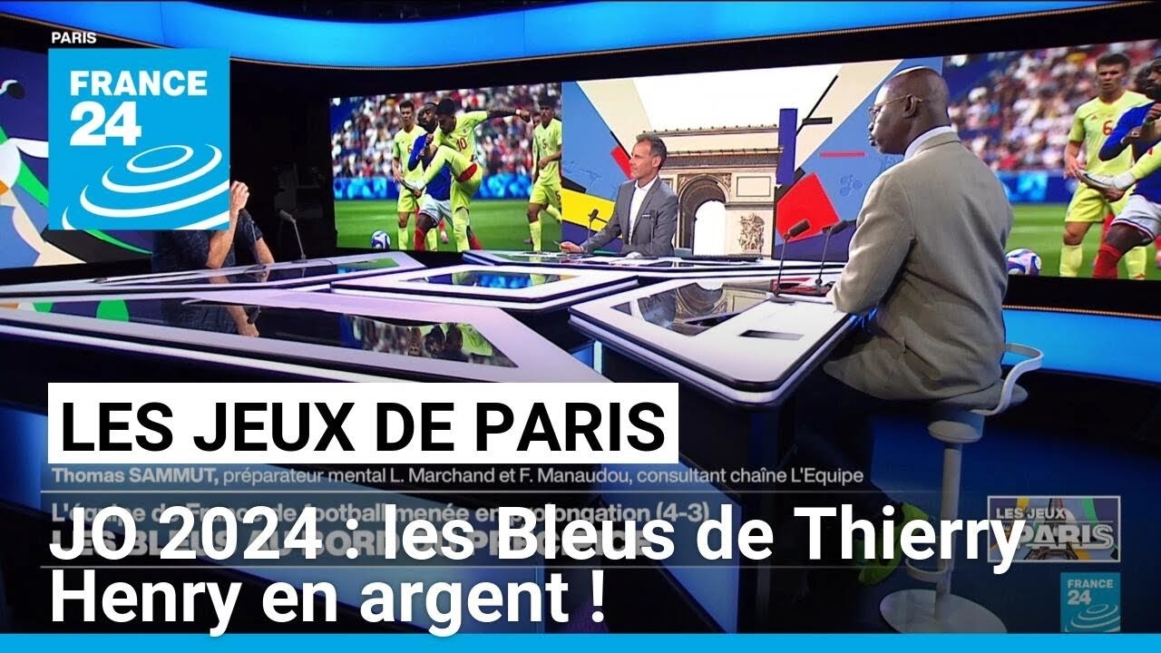 JO 2024 : les Bleus de Thierry Henry en argent ! • FRANCE 24