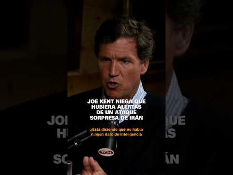 Joe Kent niega que hubiera alertas de un ataque sorpresa de Irán