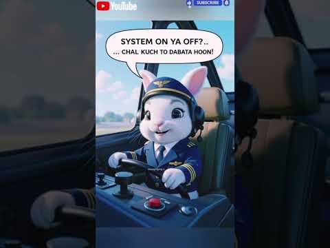 Title: “Dummy Rabbit Pilot Comedy ✈️😂 |#short #trending #funny