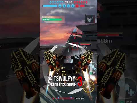 Watching Vector toss master #ItsWulfyy dunk the reds #Warrobots War Robots #gaming #wr