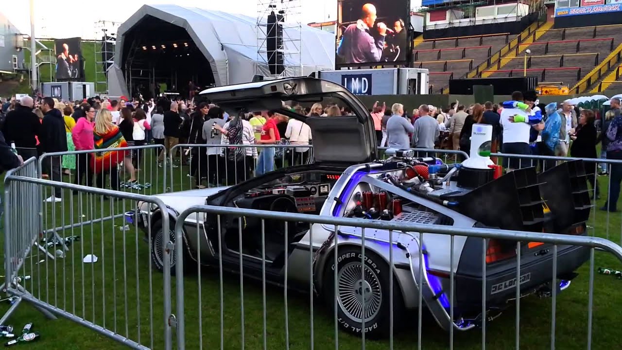 Delorean Hire in Yorkshire UK - Back To The Future Car - BTTF Car - YouTube