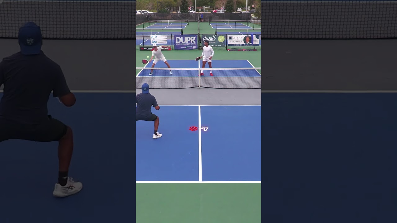 Athleticism on point 💯 #pickleball #pickleballislife #pickleballhighlights