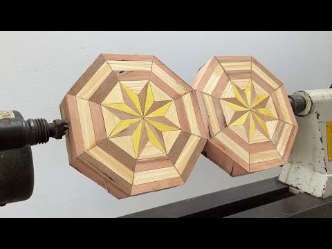 Amazing Woodturning Crazy - An Extremely Bold Idea To Create An Masterpiece With Very Special Motifs