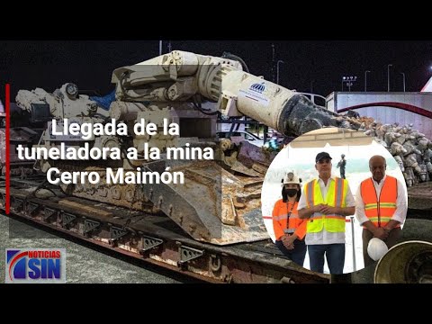 Llegada de la tuneladora a la mina Cerro Maimón