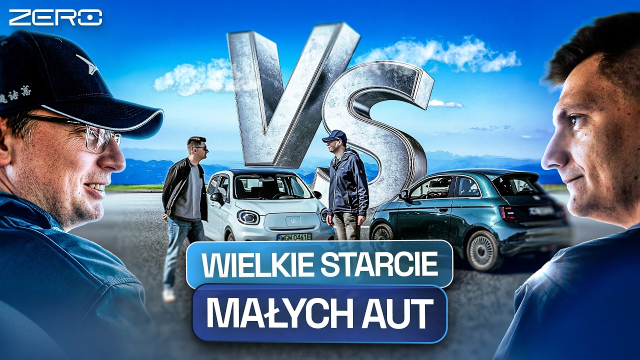STARA SZKOŁA KONTRA ELEKTROWÓZEK. FIAT 500 VS LEAPMOTOR T03