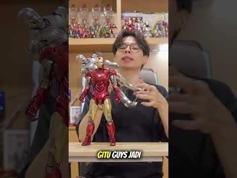 zthobbyjajan mark 6 playtoys! comparisson with hot toys! #shortvideo #ironman