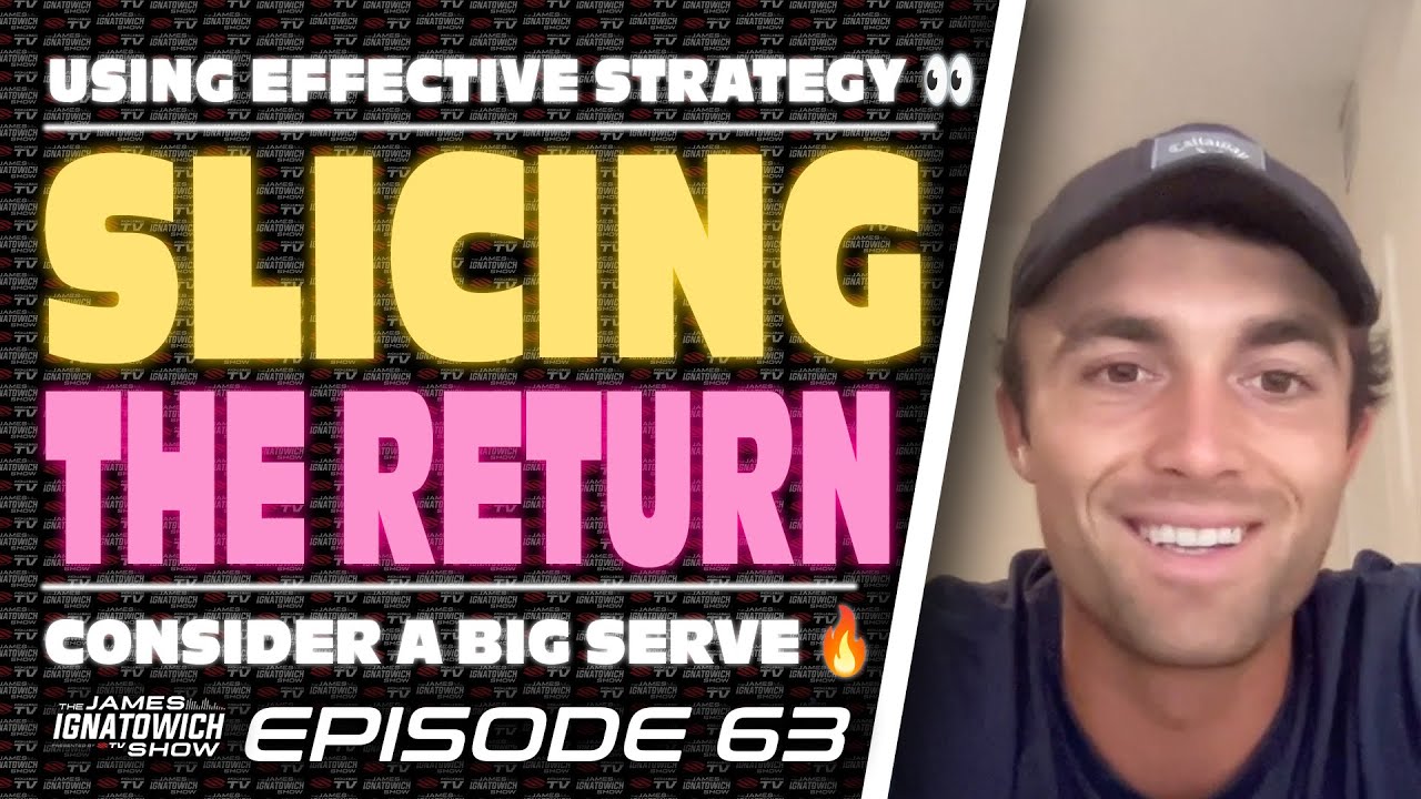 Is A Backhand Slice Return Still A Winning Strategy In Pickleball❔ | James Ignatowich Show
