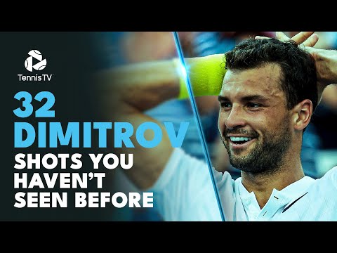 32 INSANE Grigor Dimitrov Shots You Haven't Seen Before 😍