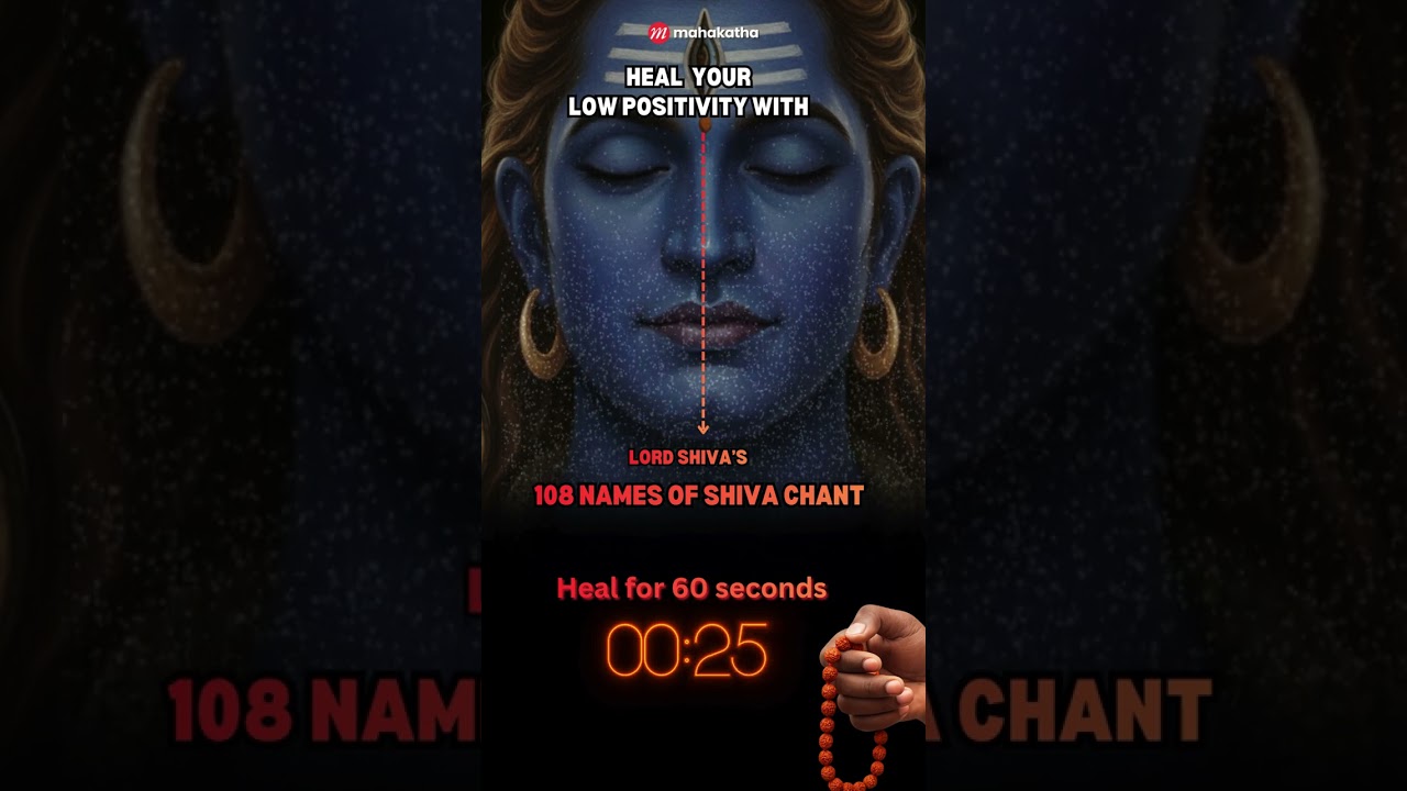 Most Powerful Mantra to Heal Low Positivity with 108 Names of Shiva