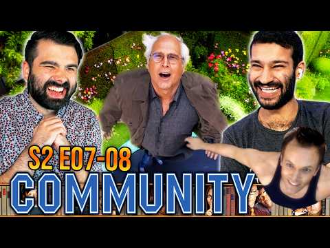 We Watched COMMUNITY SEASON 2 EPISODE 7 & 8 For the FIRST TIME! AERODYNAMICS OF GENDER